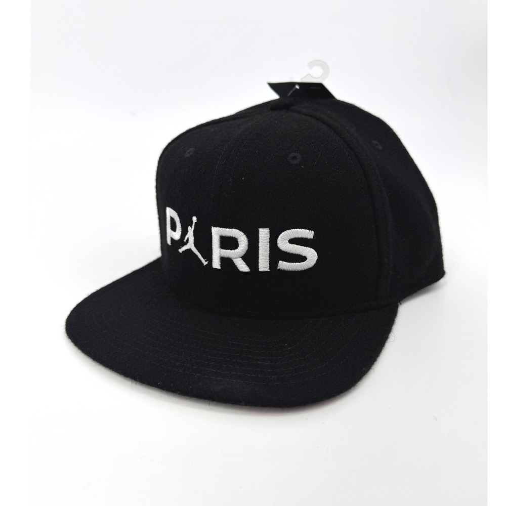 NEW Nike Jordan Paris Saint-Germain PSG Pro Snapback Hat Black CW6399-010 Mens